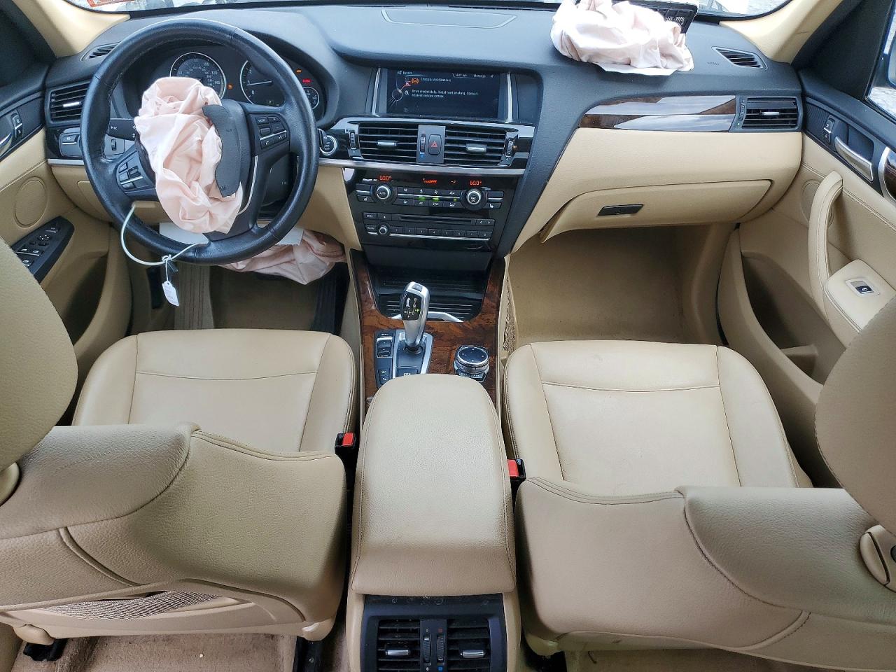 2015 Bmw X3 Xdrive28i Белый vin: 5UXWX9C55F0D53295