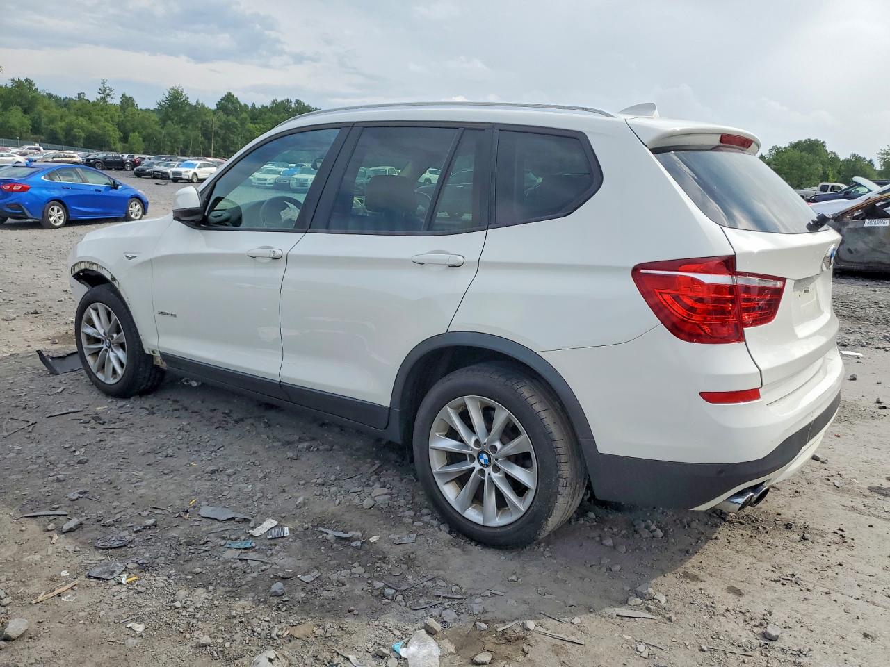 2015 Bmw X3 Xdrive28i Белый vin: 5UXWX9C55F0D53295