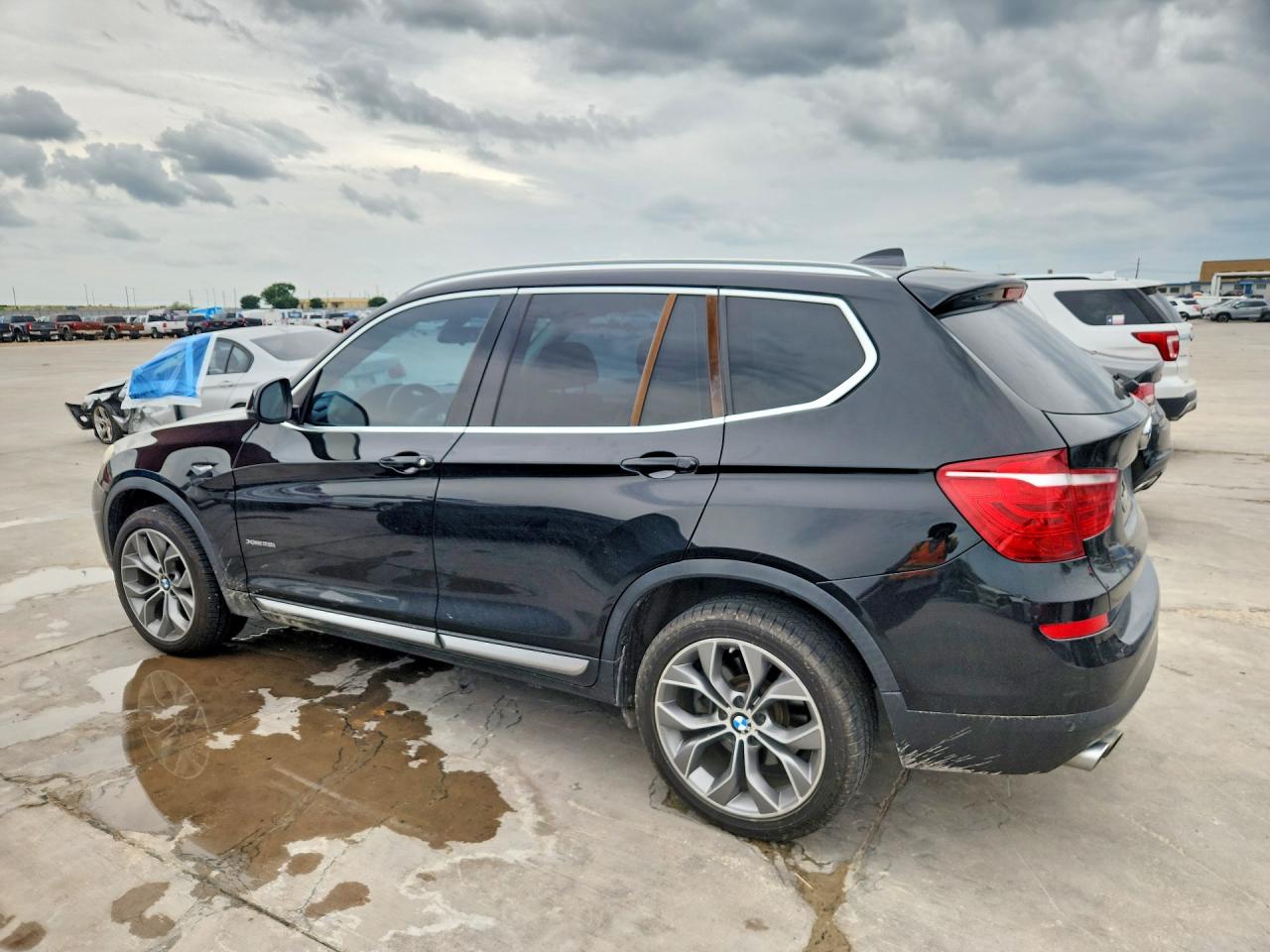 2015 Bmw X3 Xdrive28i Black vin: 5UXWX9C55F0D53782