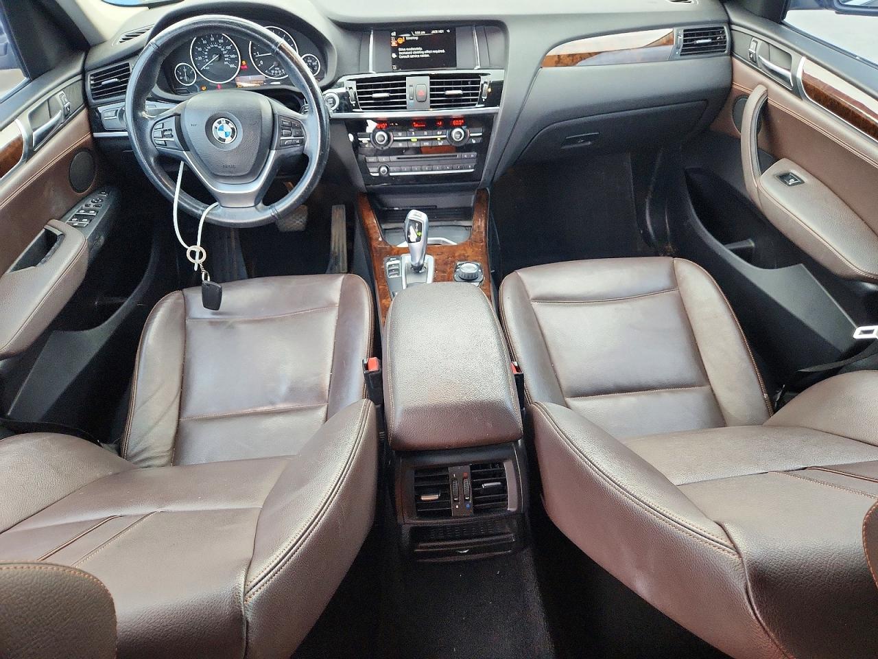 2015 Bmw X3 Xdrive28i Black vin: 5UXWX9C55F0D53782