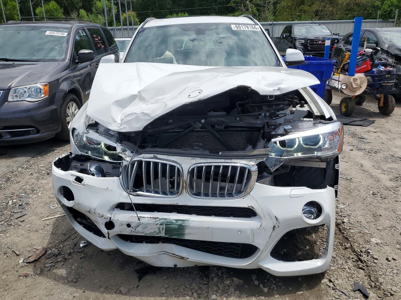 2016 Bmw X3 Xdrive28i White vin: 5UXWX9C55G0D93684