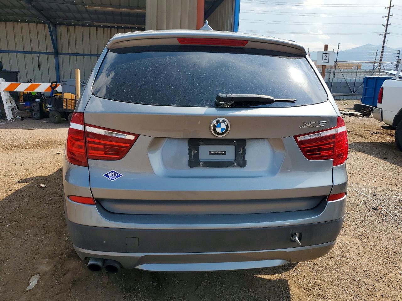 2013 Bmw X3 Xdrive28i Gray vin: 5UXWX9C56D0A08029