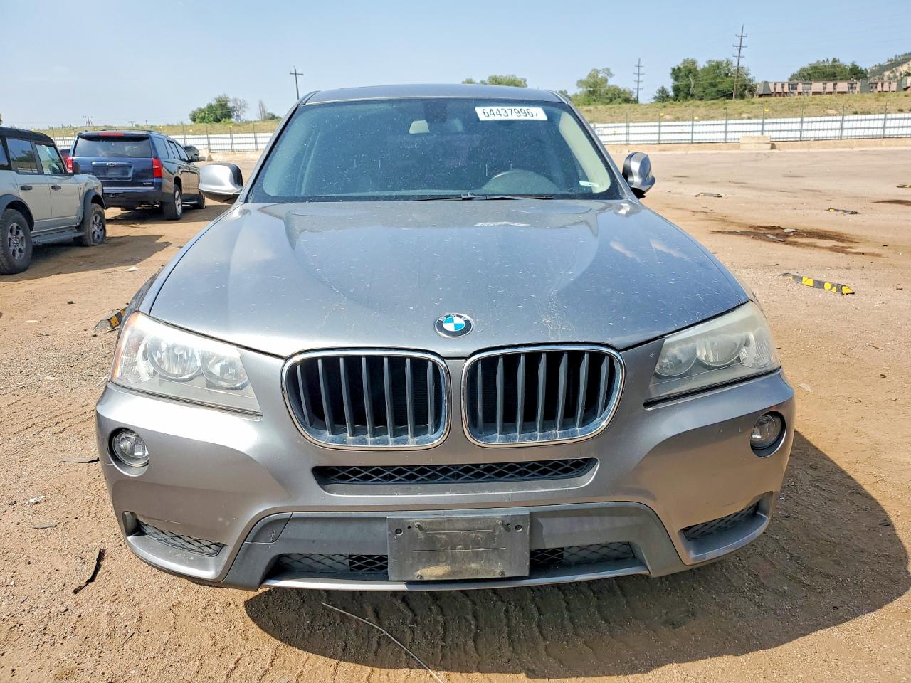2013 Bmw X3 Xdrive28i Gray vin: 5UXWX9C56D0A08029