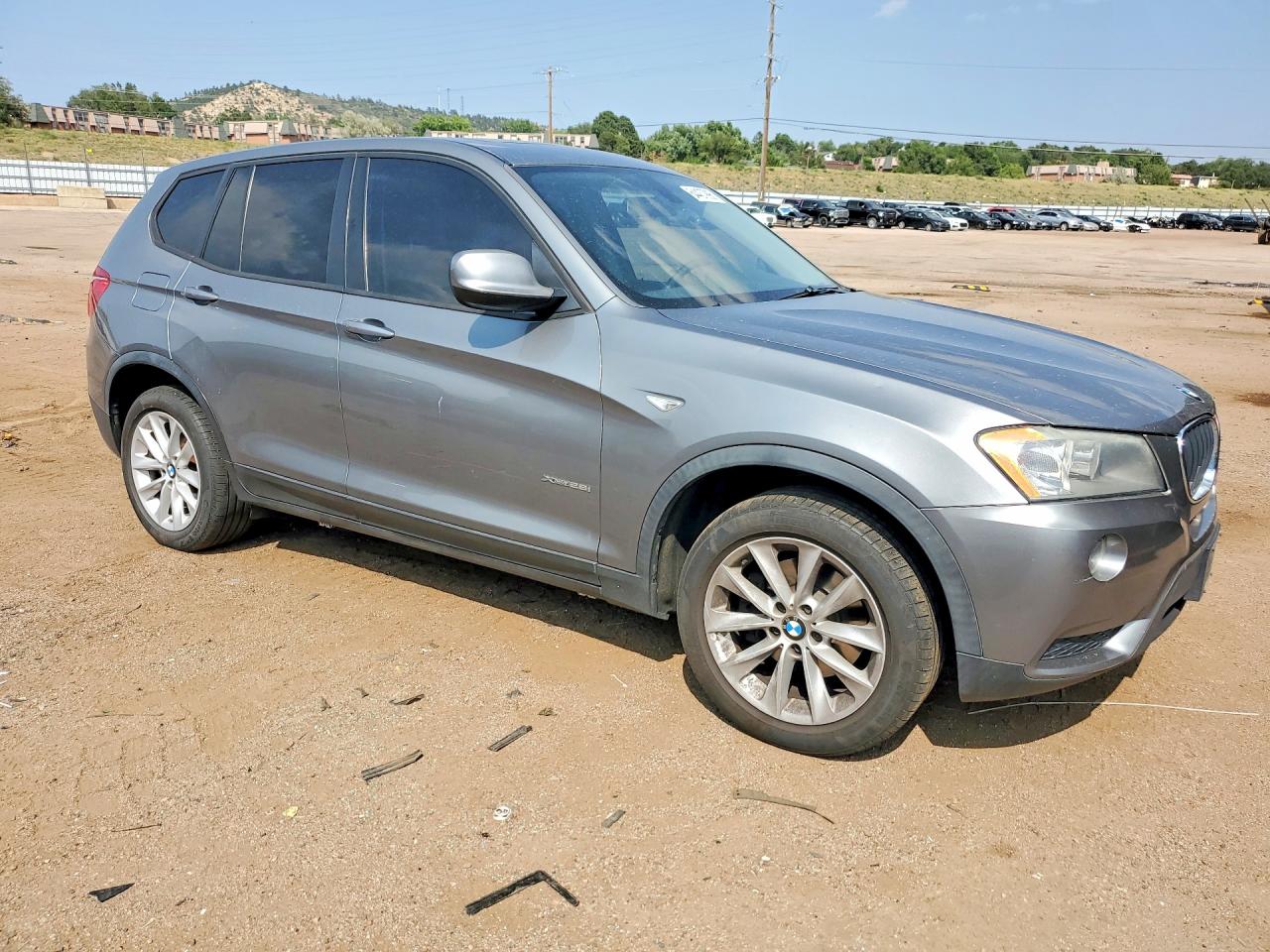 2013 Bmw X3 Xdrive28i Gray vin: 5UXWX9C56D0A08029