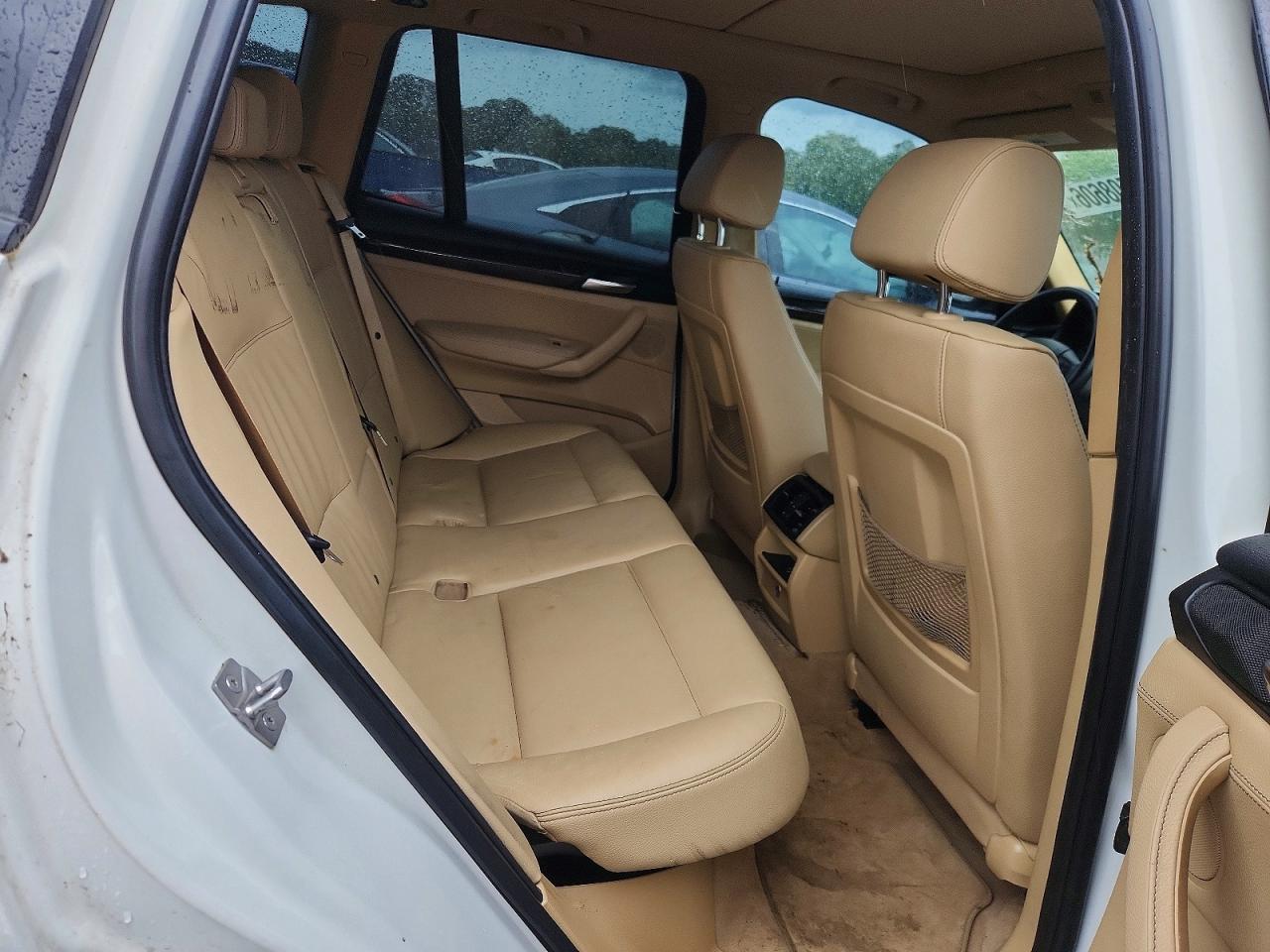 2013 Bmw X3 Xdrive28i White vin: 5UXWX9C56D0A08791