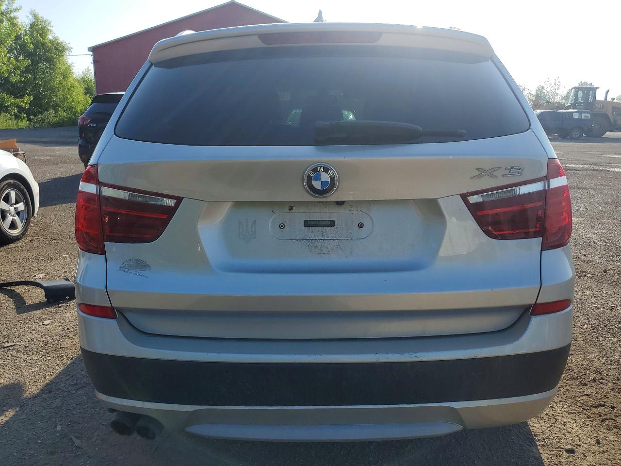 2013 Bmw X3 Xdrive28i Silver vin: 5UXWX9C56D0A09486