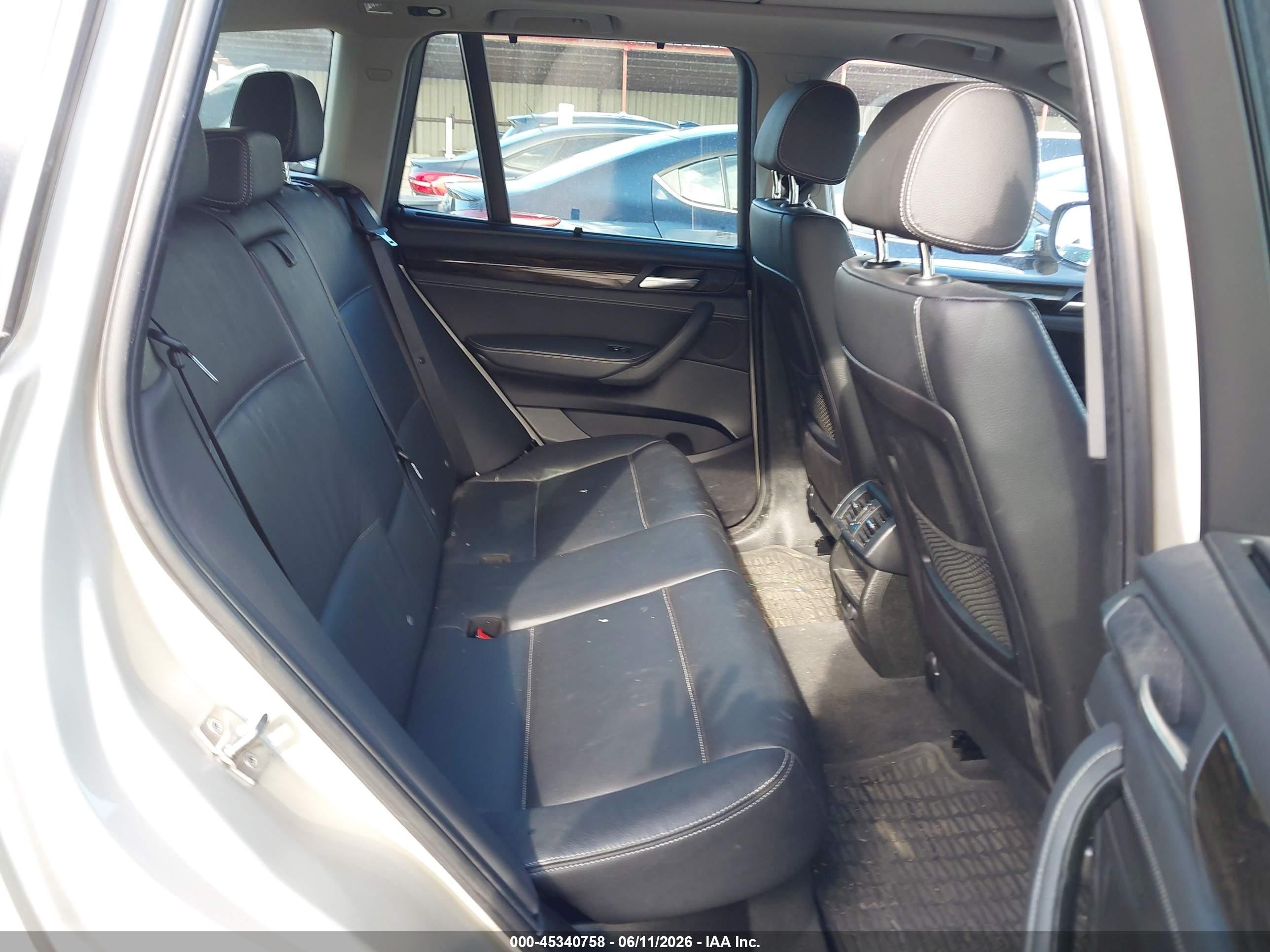 2013 Bmw X3 Xdrive28i Серый vin: 5UXWX9C56D0A14378
