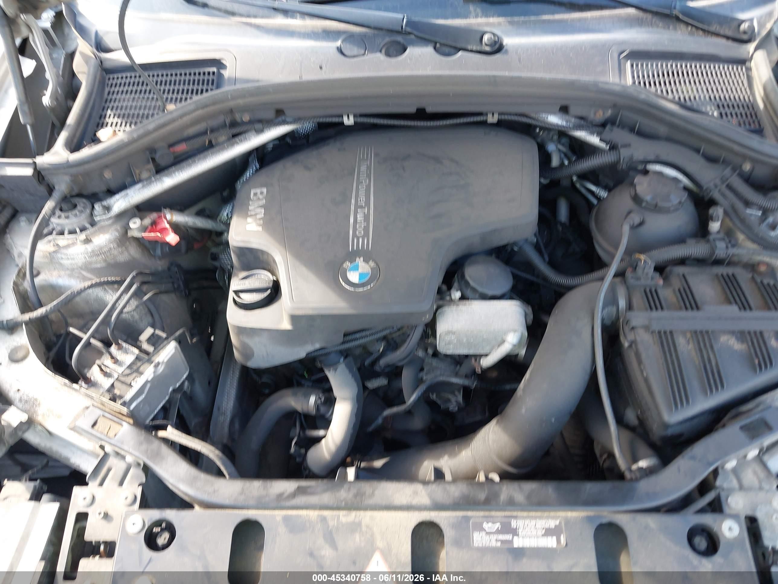 2013 Bmw X3 Xdrive28i Серый vin: 5UXWX9C56D0A14378