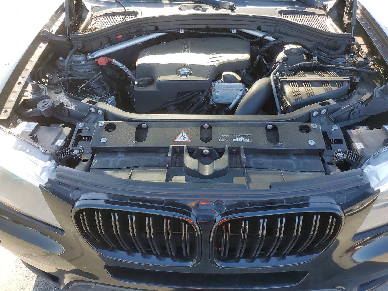 2013 Bmw X3 Xdrive28i Black vin: 5UXWX9C56D0A17944