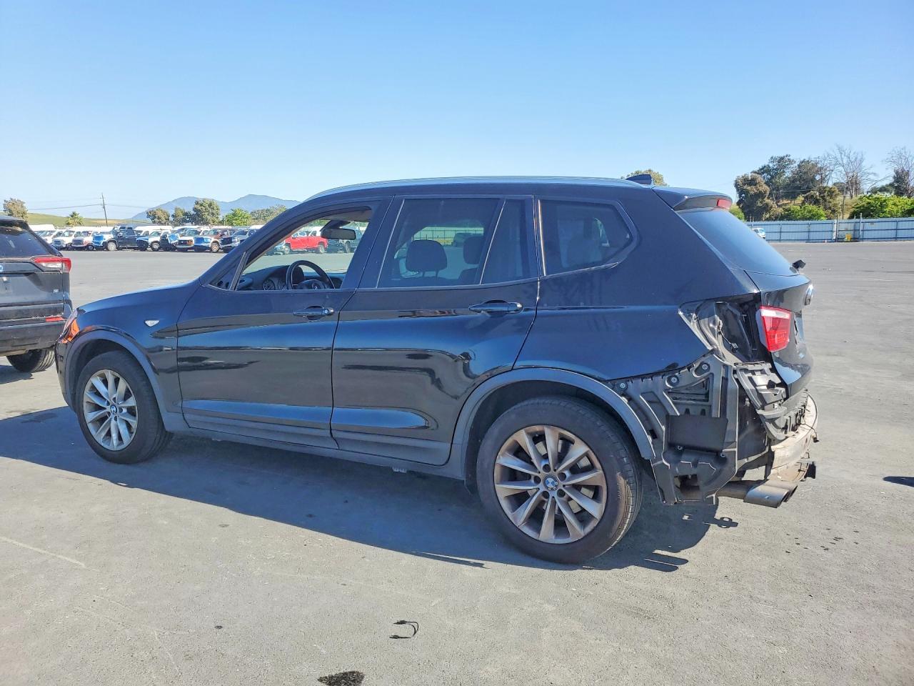 2013 Bmw X3 Xdrive28i Black vin: 5UXWX9C56D0A17944