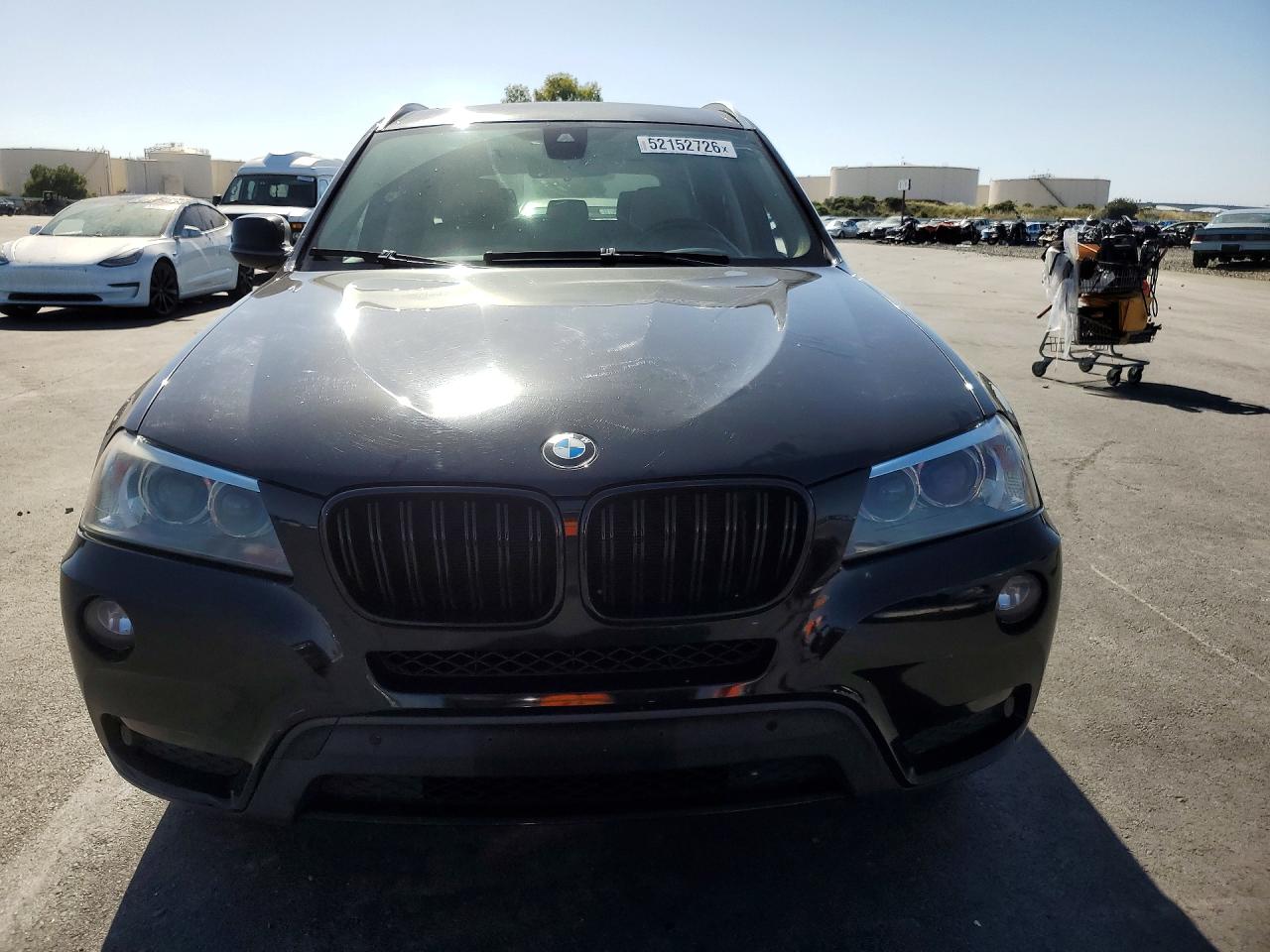 2013 Bmw X3 Xdrive28i Black vin: 5UXWX9C56D0A17944