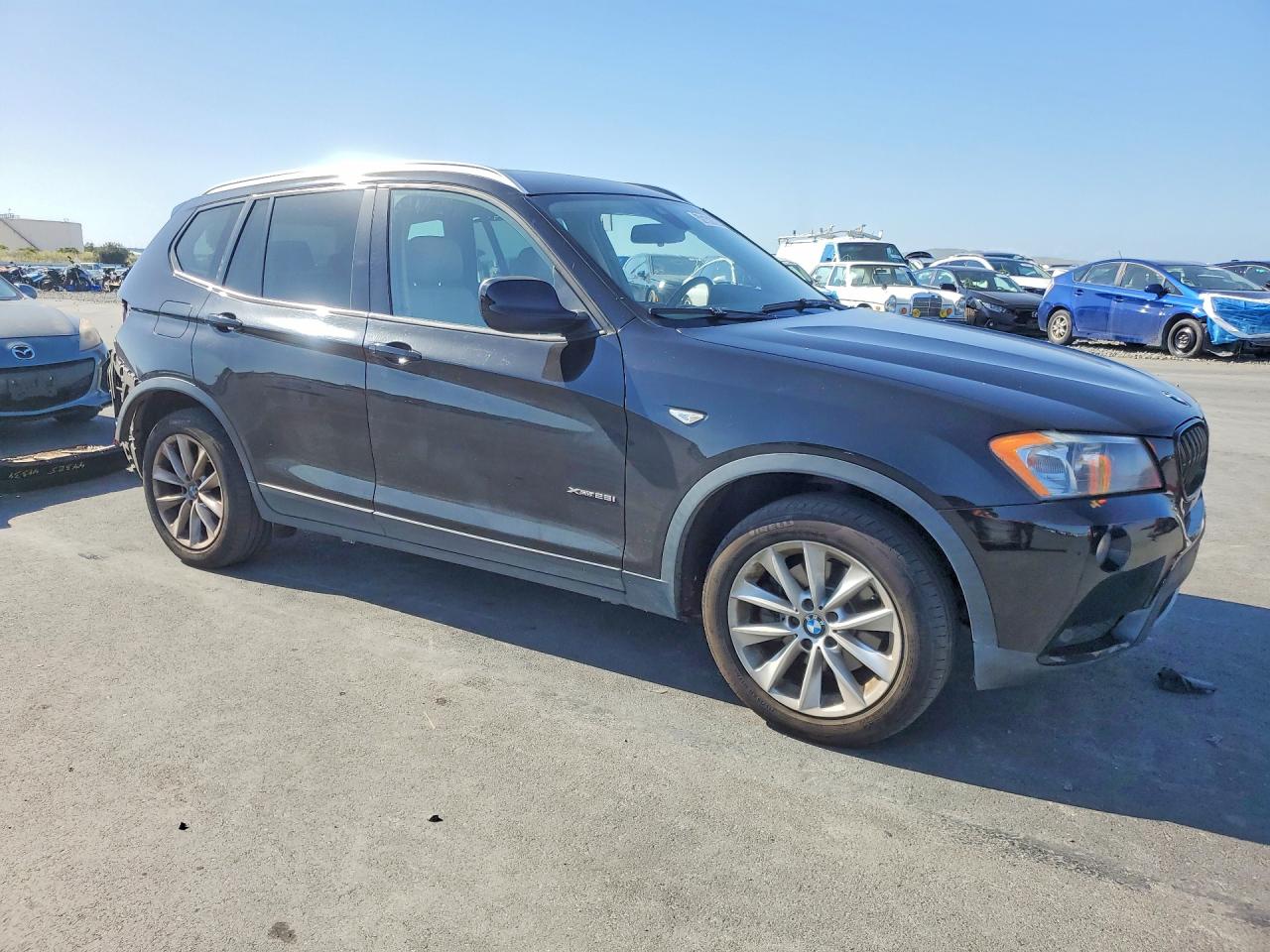 2013 Bmw X3 Xdrive28i Black vin: 5UXWX9C56D0A17944