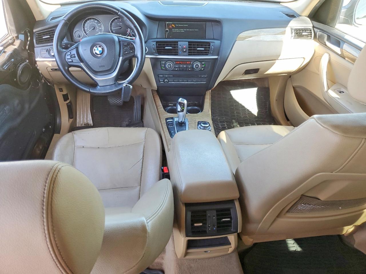 2013 Bmw X3 Xdrive28i Black vin: 5UXWX9C56D0A17944
