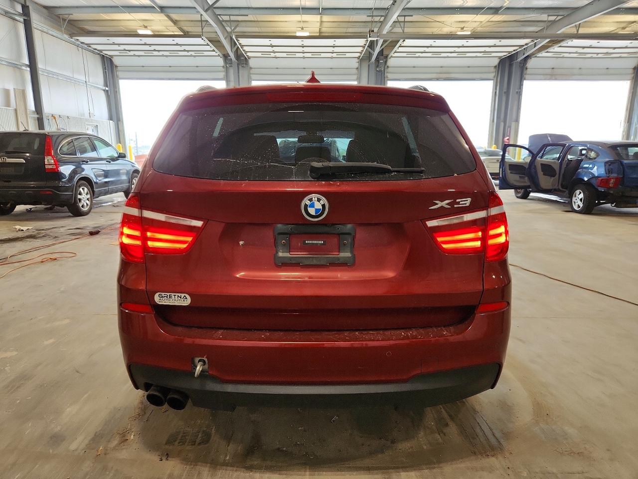 2013 Bmw X3 Xdrive28i Бордовый vin: 5UXWX9C56D0A19614