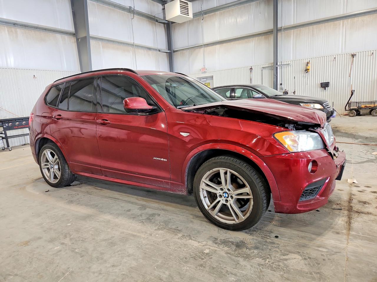 2013 Bmw X3 Xdrive28i Бордовый vin: 5UXWX9C56D0A19614