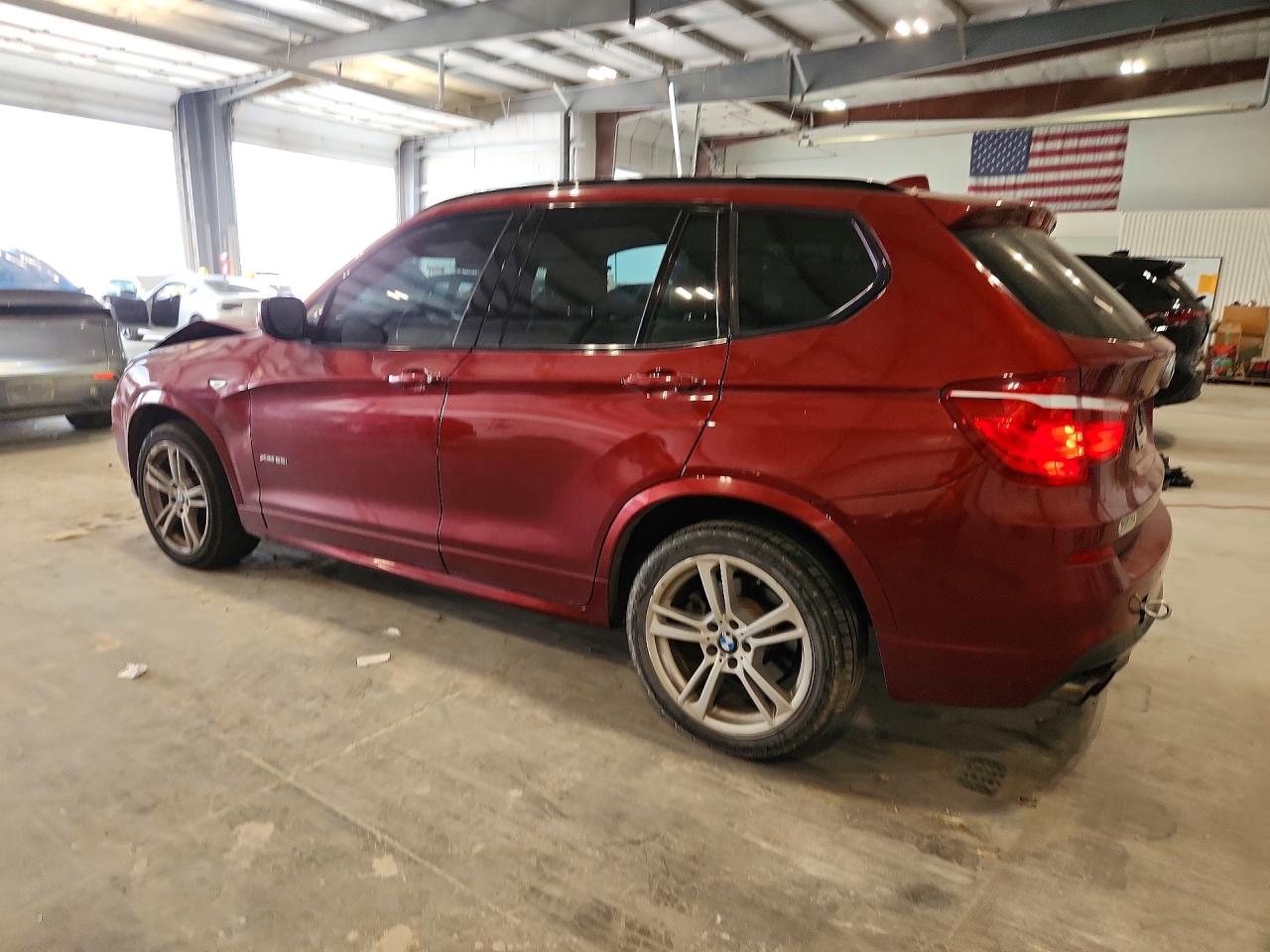 2013 Bmw X3 Xdrive28i Бордовый vin: 5UXWX9C56D0A19614