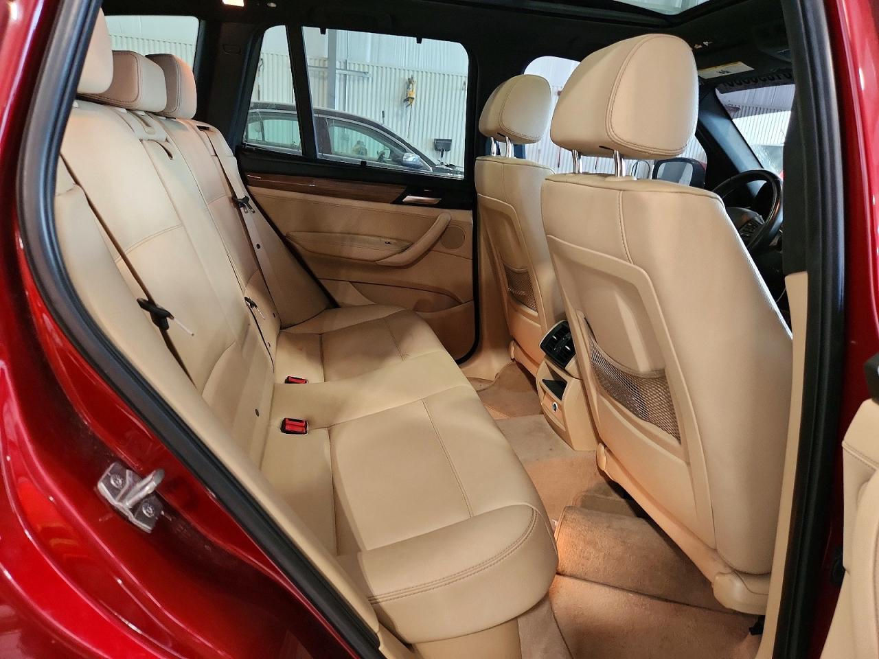 2013 Bmw X3 Xdrive28i Бордовый vin: 5UXWX9C56D0A19614