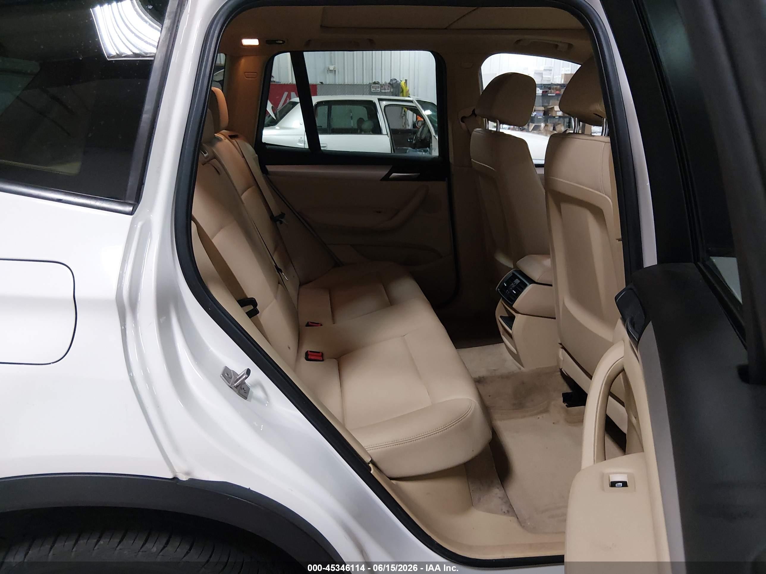 2013 Bmw X3 Xdrive28i White vin: 5UXWX9C56D0A21248