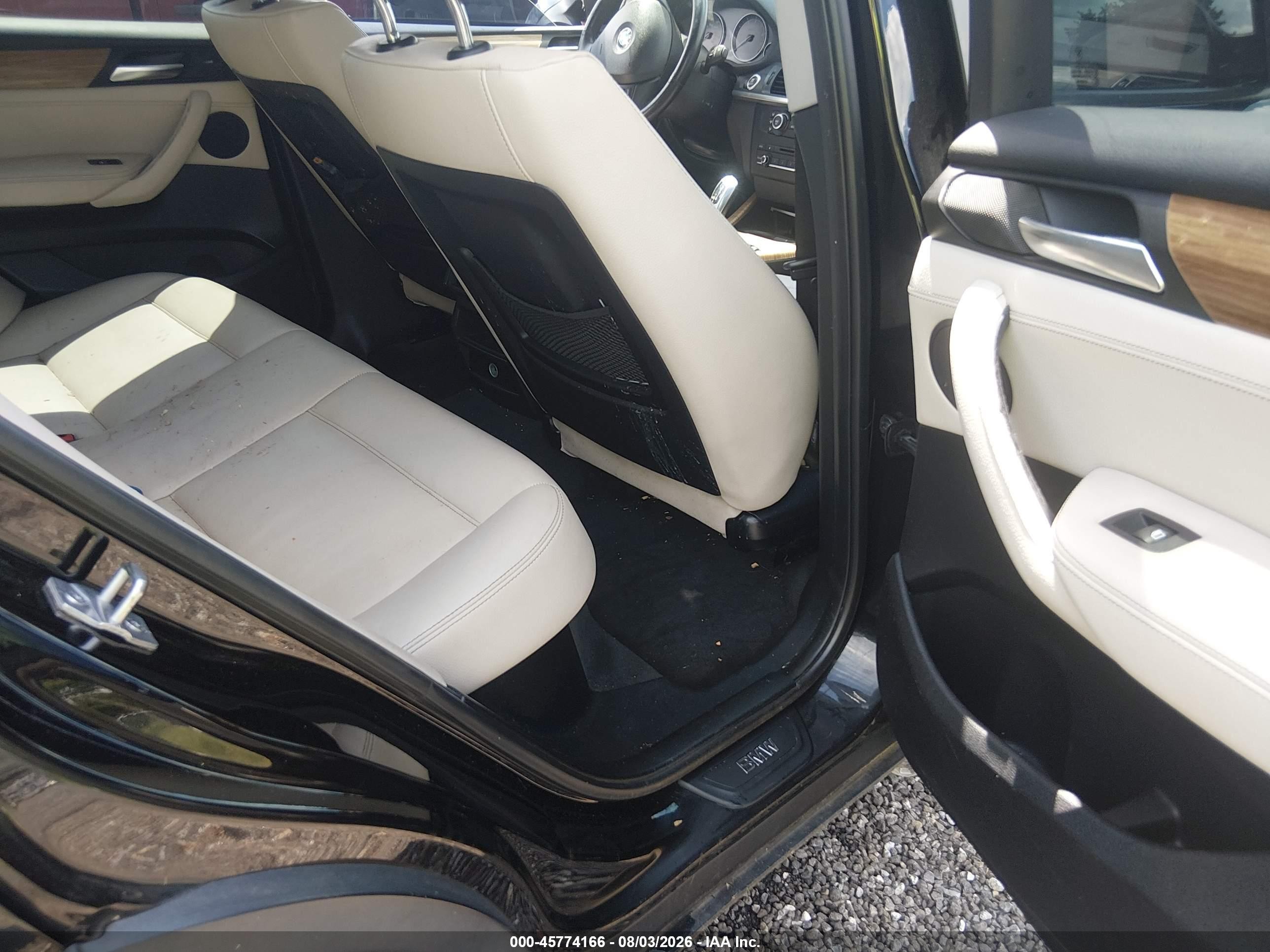 2013 Bmw X3 Xdrive28i Black vin: 5UXWX9C56D0A29060
