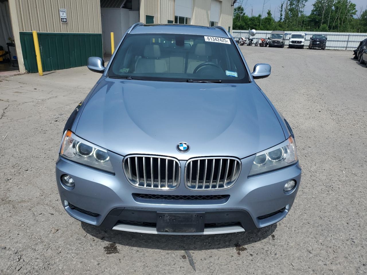 2013 Bmw Motorrad X3 Xdrive28i Blue vin: 5UXWX9C56D0D05477