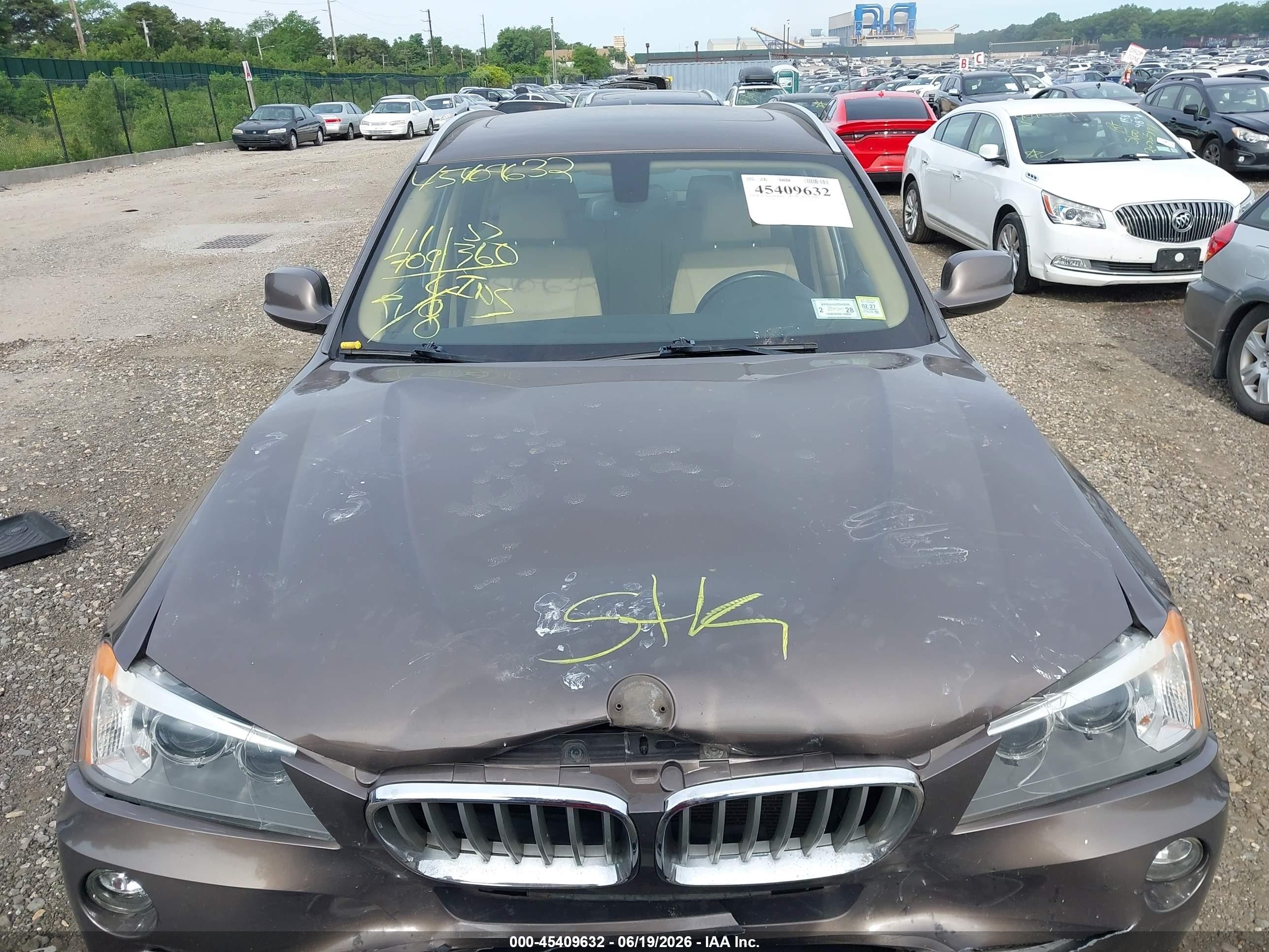 2013 Bmw X3 Xdrive28i Brown vin: 5UXWX9C56D0D06676