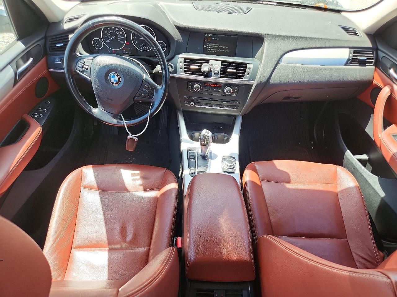 2013 Bmw X3 Xdrive28i White vin: 5UXWX9C56DLK59984