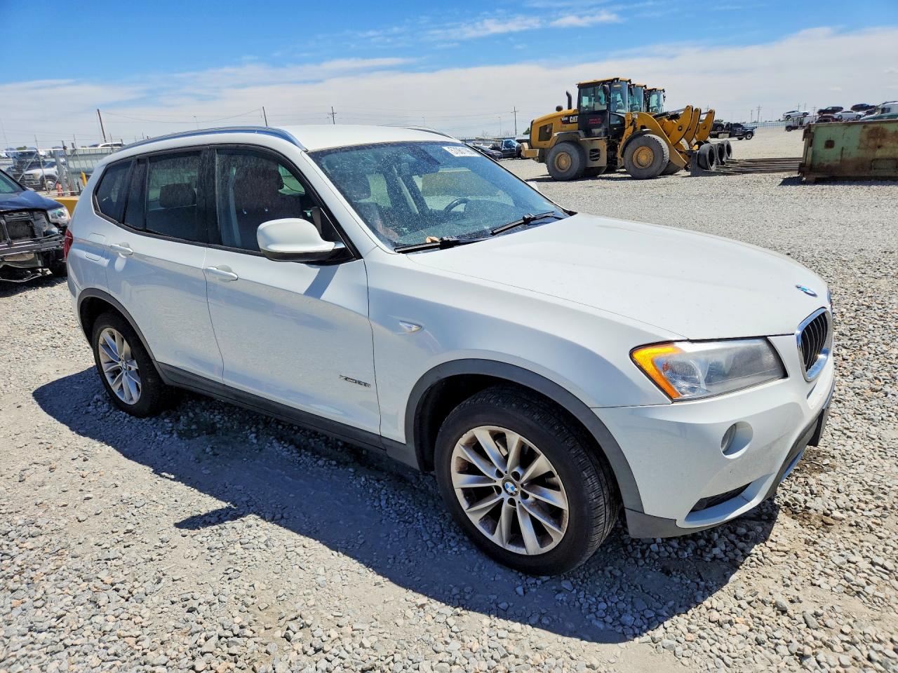 2013 Bmw X3 Xdrive28i White vin: 5UXWX9C56DLK59984