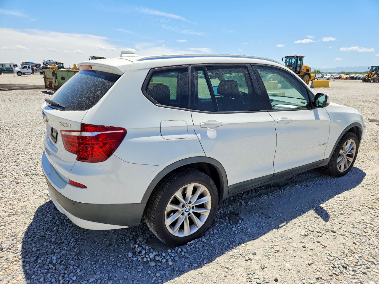 2013 Bmw X3 Xdrive28i White vin: 5UXWX9C56DLK59984