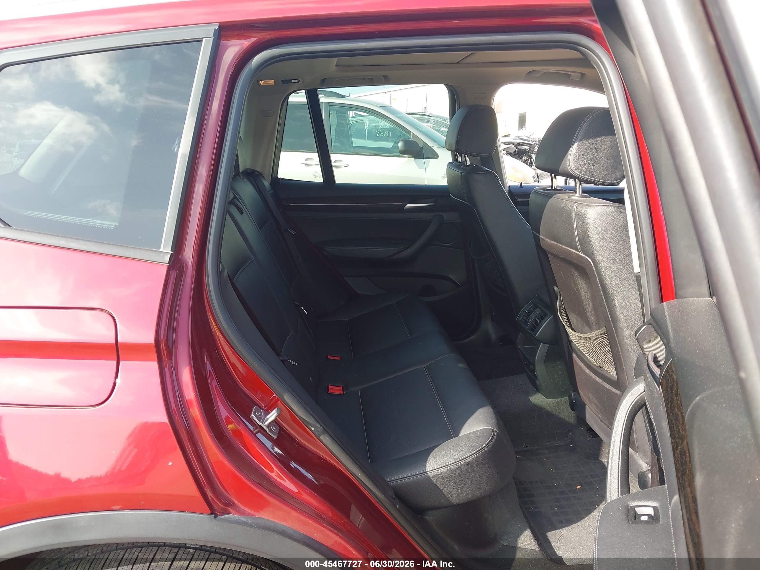 2014 Bmw X3 Xdrive28i Красный vin: 5UXWX9C56E0D11412