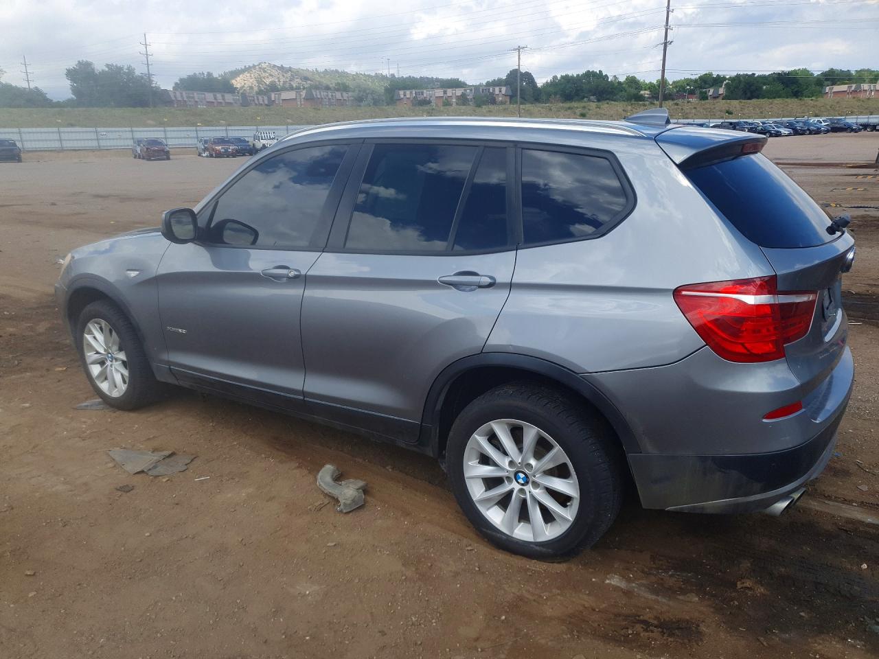 2014 Bmw X3 Xdrive28i Gray vin: 5UXWX9C56E0D16061