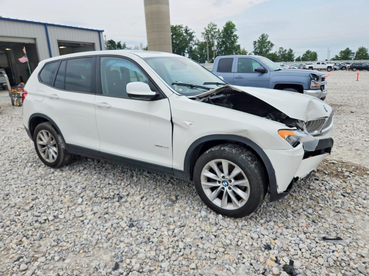 2014 Bmw X3 Xdrive28i Белый vin: 5UXWX9C56E0D16299