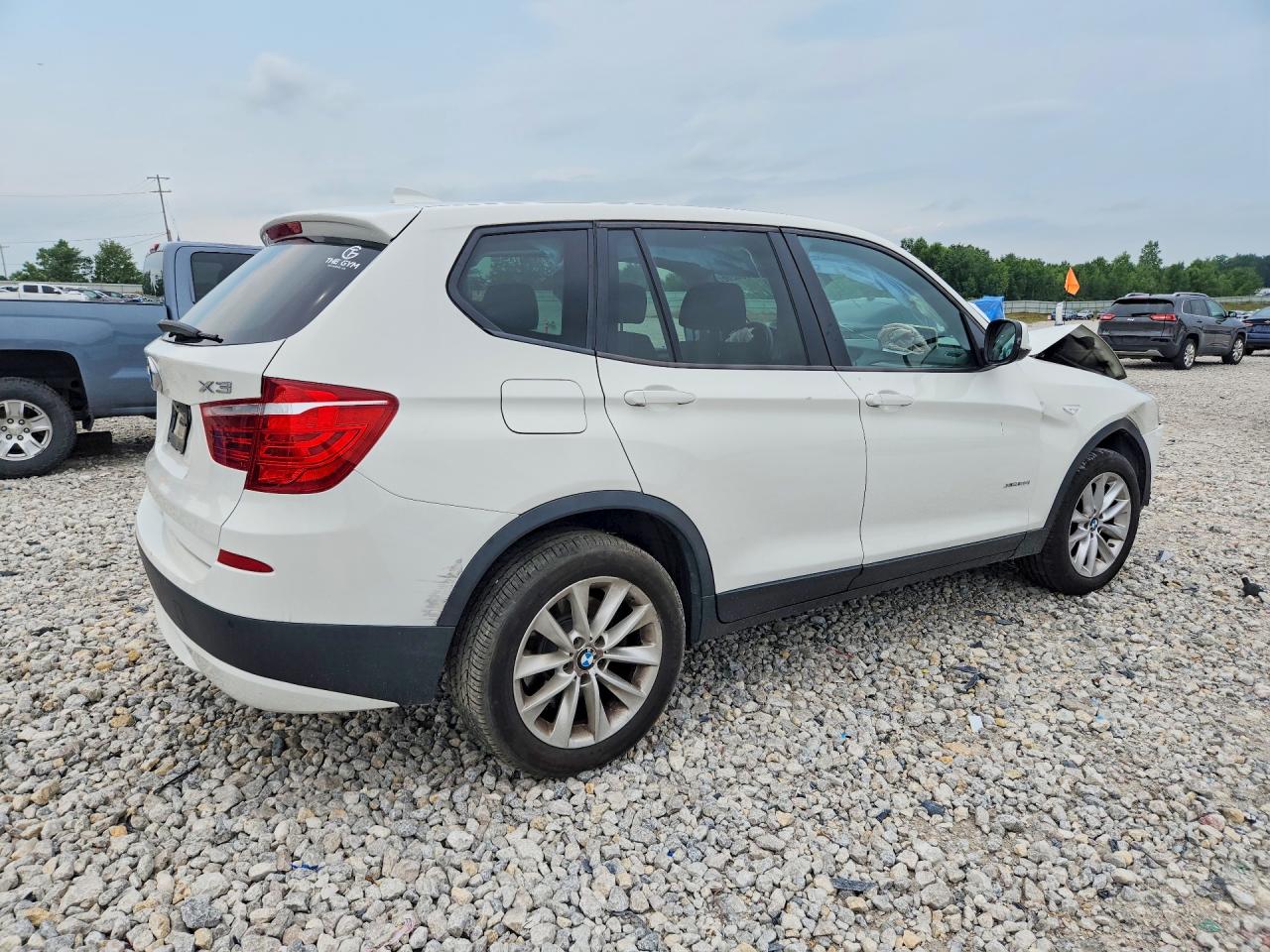 2014 Bmw X3 Xdrive28i Белый vin: 5UXWX9C56E0D16299
