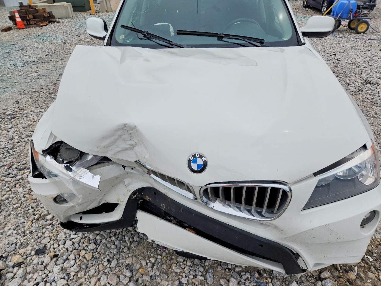 2014 Bmw X3 Xdrive28i Белый vin: 5UXWX9C56E0D16299