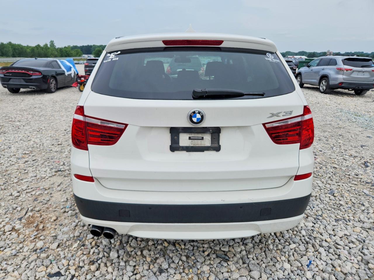 2014 Bmw X3 Xdrive28i Белый vin: 5UXWX9C56E0D16299