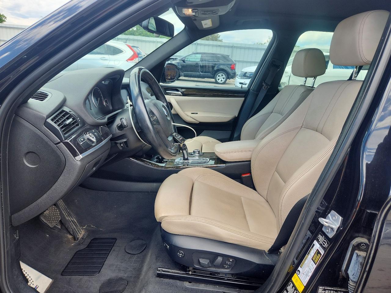 2014 Bmw X3 Xdrive28i Black vin: 5UXWX9C56E0D17131