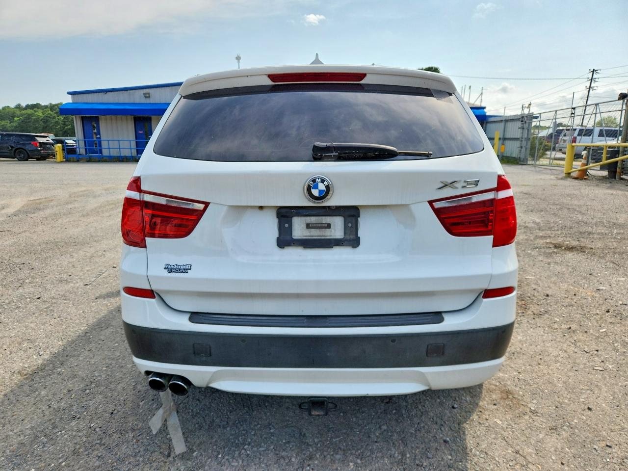 2014 Bmw X3 Xdrive28i White vin: 5UXWX9C56E0D17906