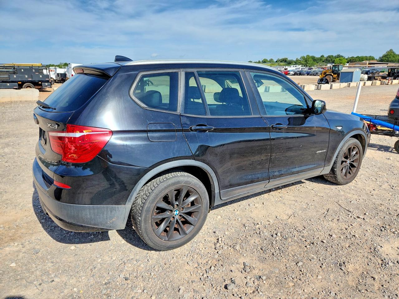 2014 Bmw X3 Xdrive28i Black vin: 5UXWX9C56E0D18456
