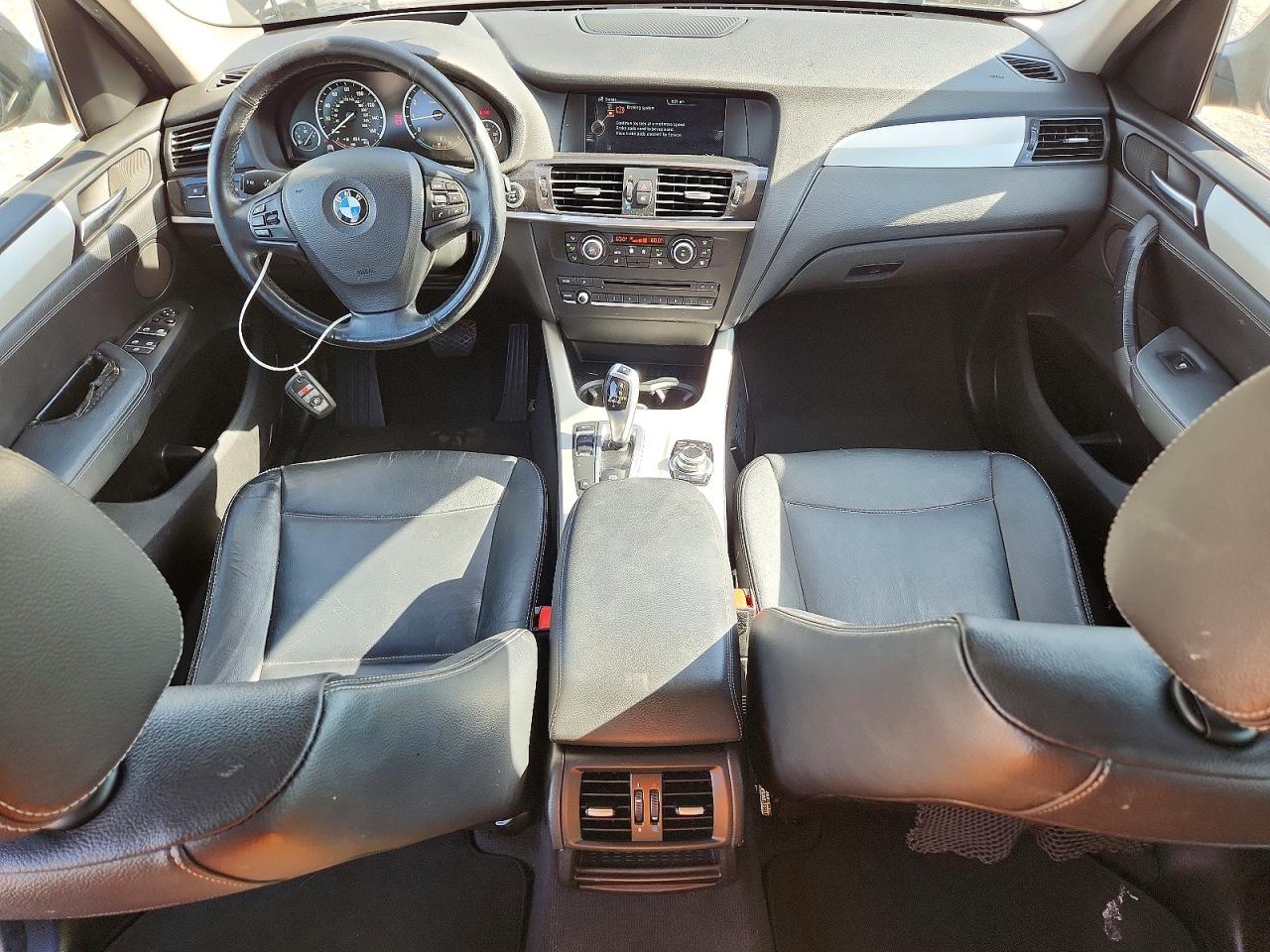 2014 Bmw X3 Xdrive28i Black vin: 5UXWX9C56E0D18456