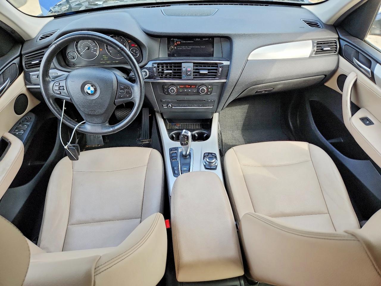 2014 Bmw X3 Xdrive28i Blue vin: 5UXWX9C56E0D20742