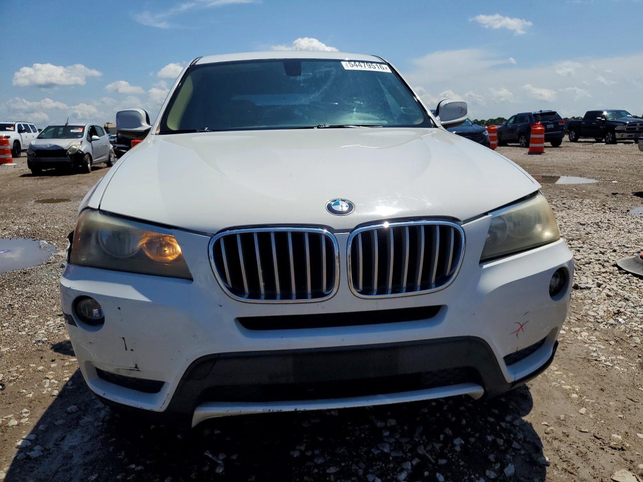 2014 Bmw X3 Xdrive28i White vin: 5UXWX9C56E0D21387