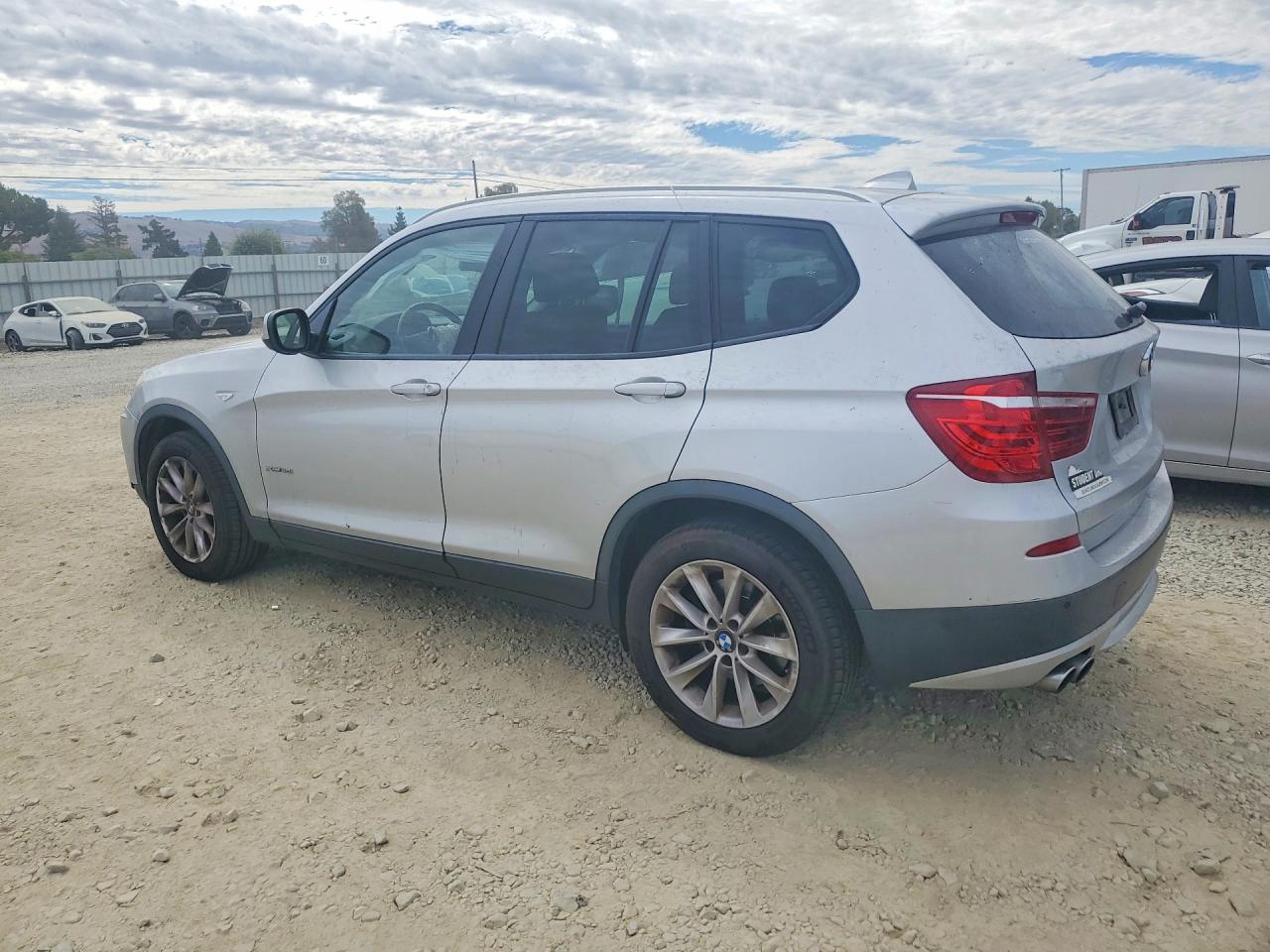 2014 Bmw X3 Xdrive28i Gray vin: 5UXWX9C56E0D30428