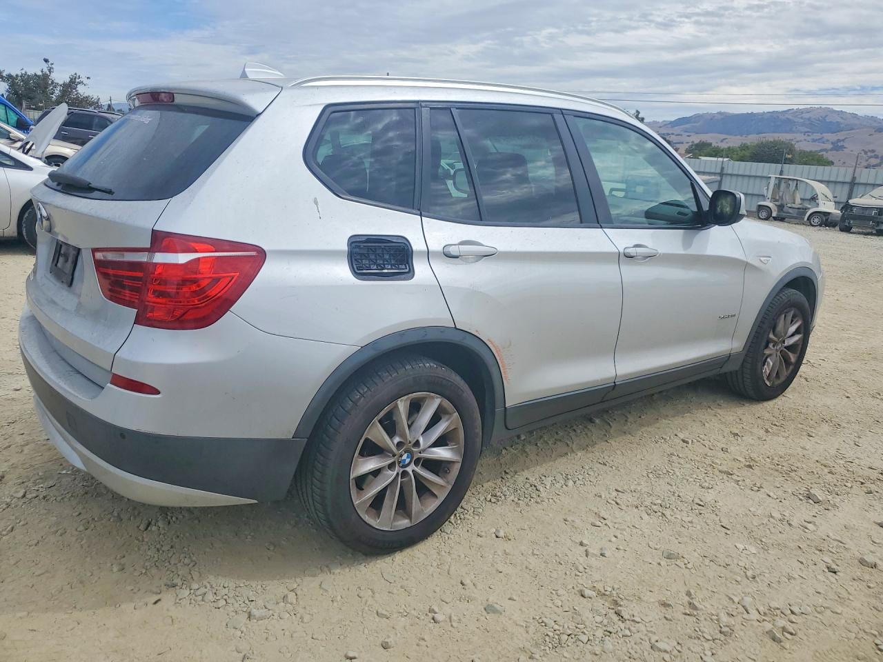 2014 Bmw X3 Xdrive28i Gray vin: 5UXWX9C56E0D30428