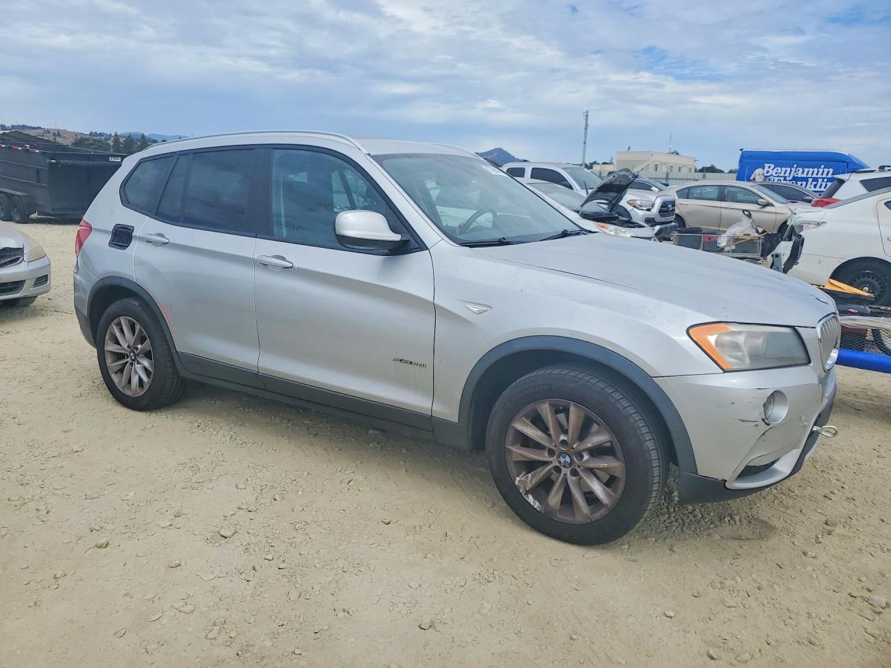 2014 Bmw X3 Xdrive28i Gray vin: 5UXWX9C56E0D30428