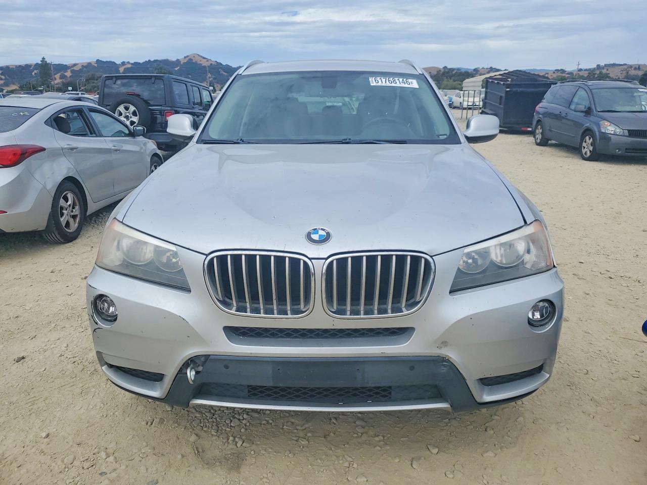 2014 Bmw X3 Xdrive28i Gray vin: 5UXWX9C56E0D30428