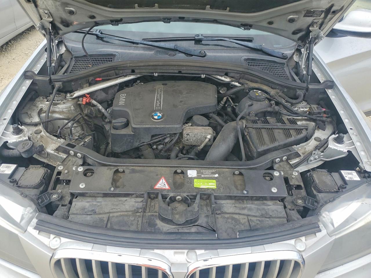 2014 Bmw X3 Xdrive28i Gray vin: 5UXWX9C56E0D30428
