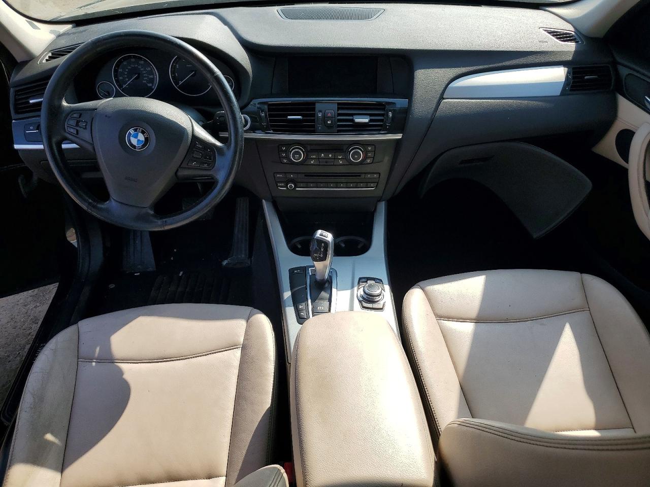 2014 Bmw X3 Xdrive28i Black vin: 5UXWX9C56E0D38903