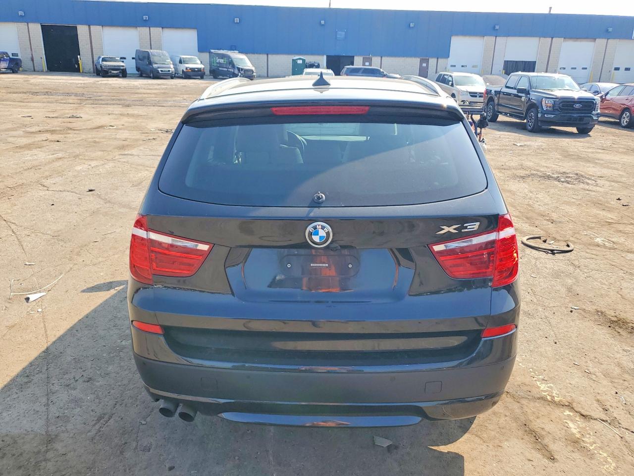 2014 Bmw X3 Xdrive28i Black vin: 5UXWX9C56E0D38903