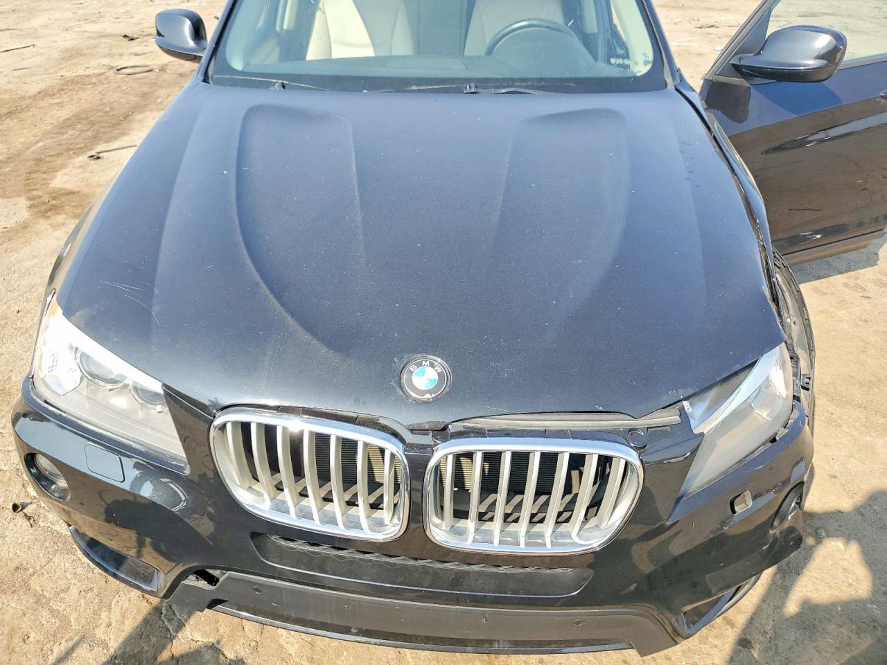 2014 Bmw X3 Xdrive28i Black vin: 5UXWX9C56E0D38903