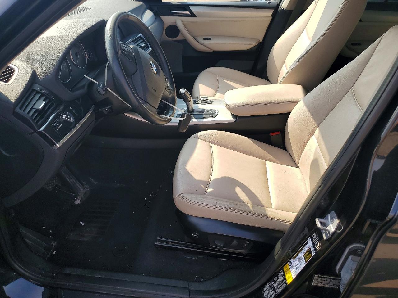 2014 Bmw X3 Xdrive28i Black vin: 5UXWX9C56E0D38903