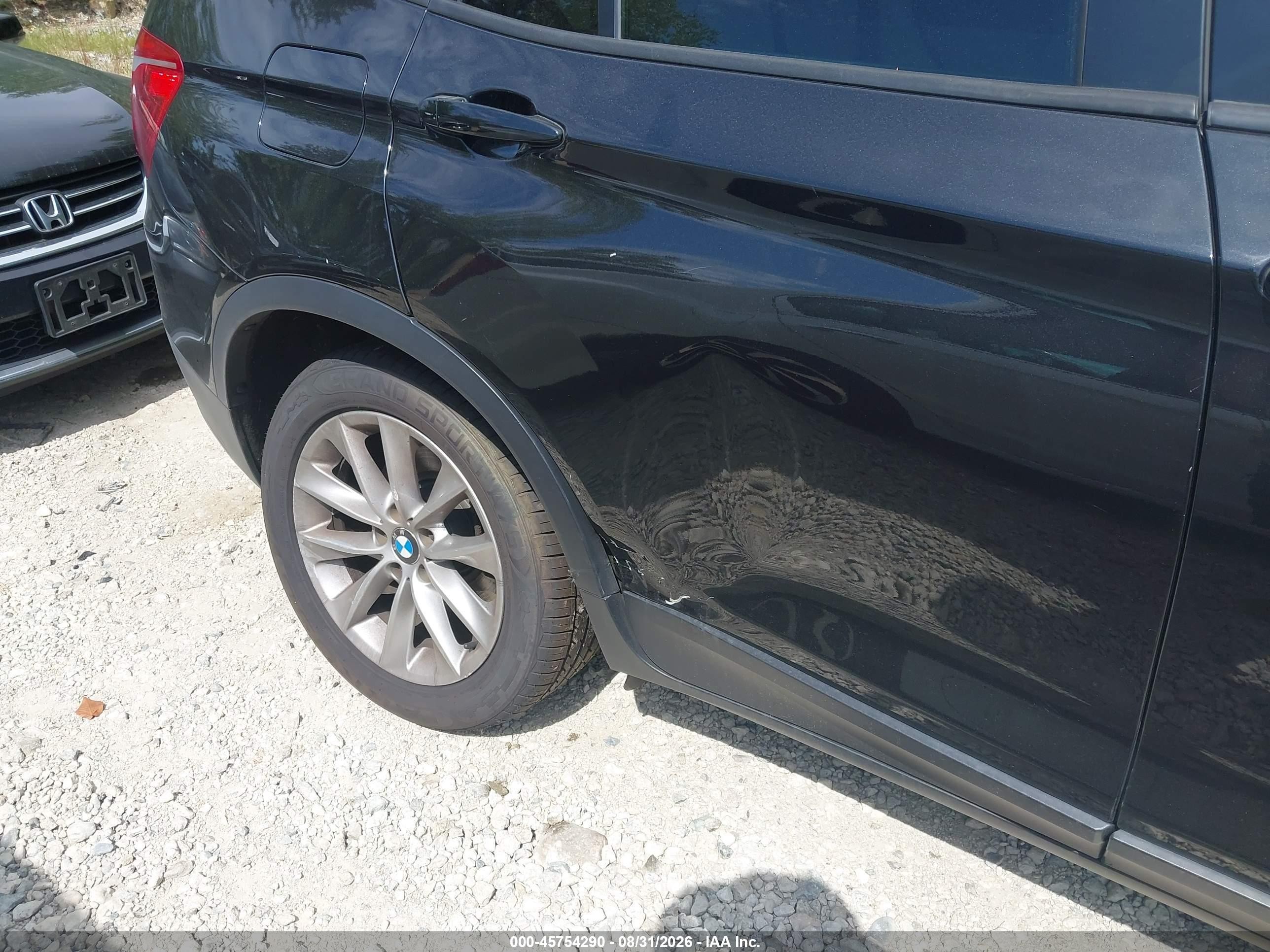 2014 Bmw X3 Xdrive28i Black vin: 5UXWX9C56E0D43390